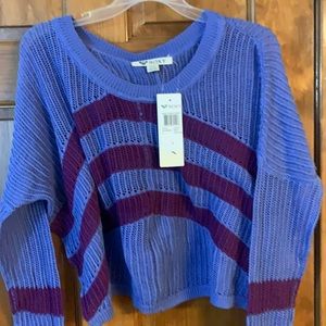 New Roxy Crop Sweater S/P NWT